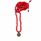vintage tibetan wheel mens necklace