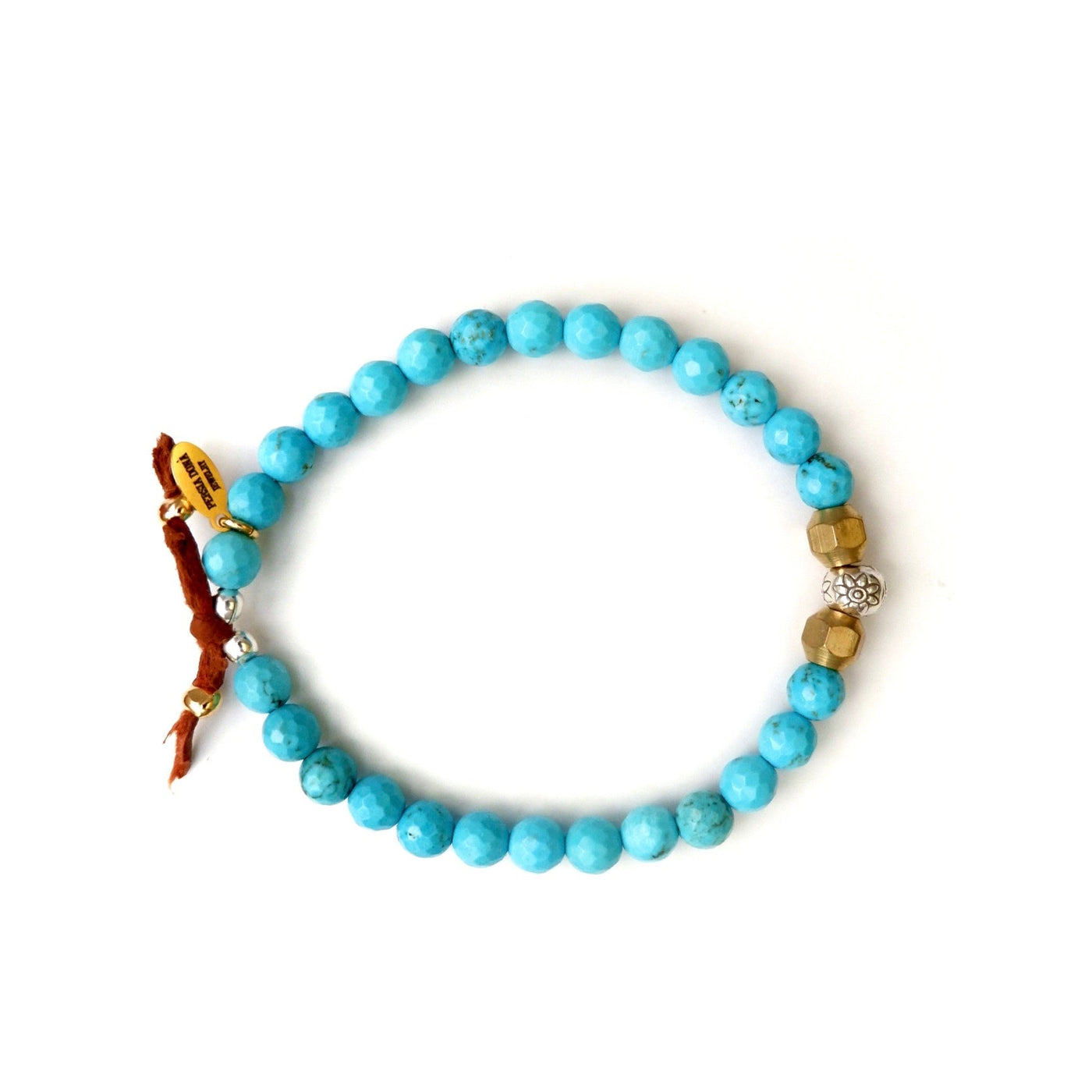 turquoise santorini mens bracelet