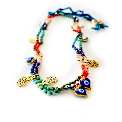 my colorful mamounia necklace