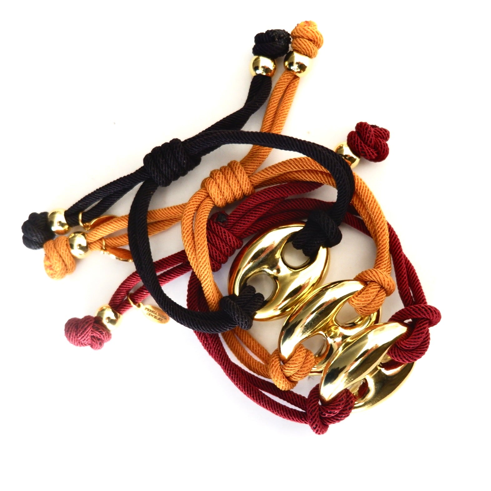 giant bubble mariner cord bracelet