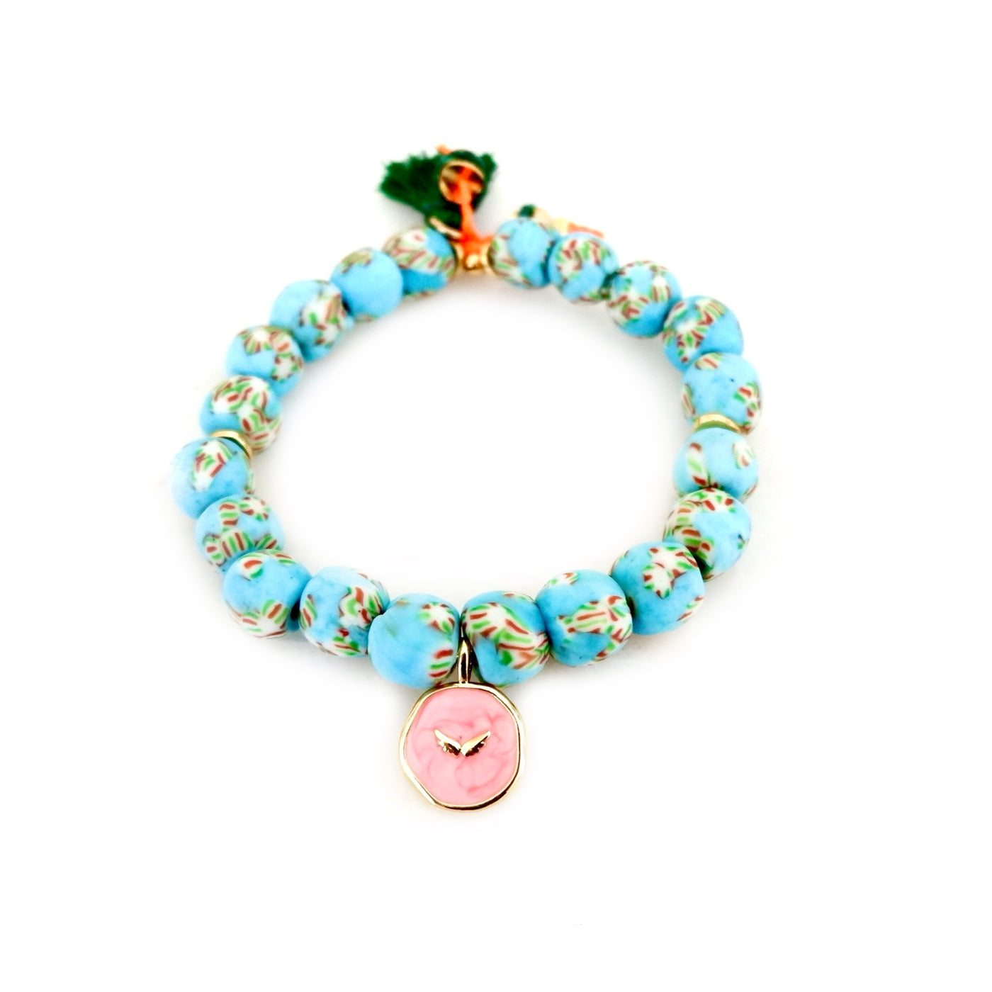 my turquoise hand painted bracelet