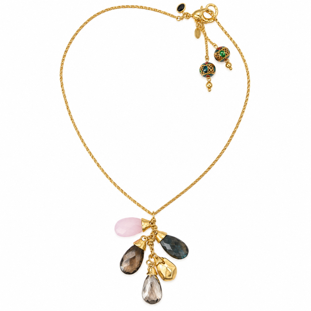 gems on a string necklace