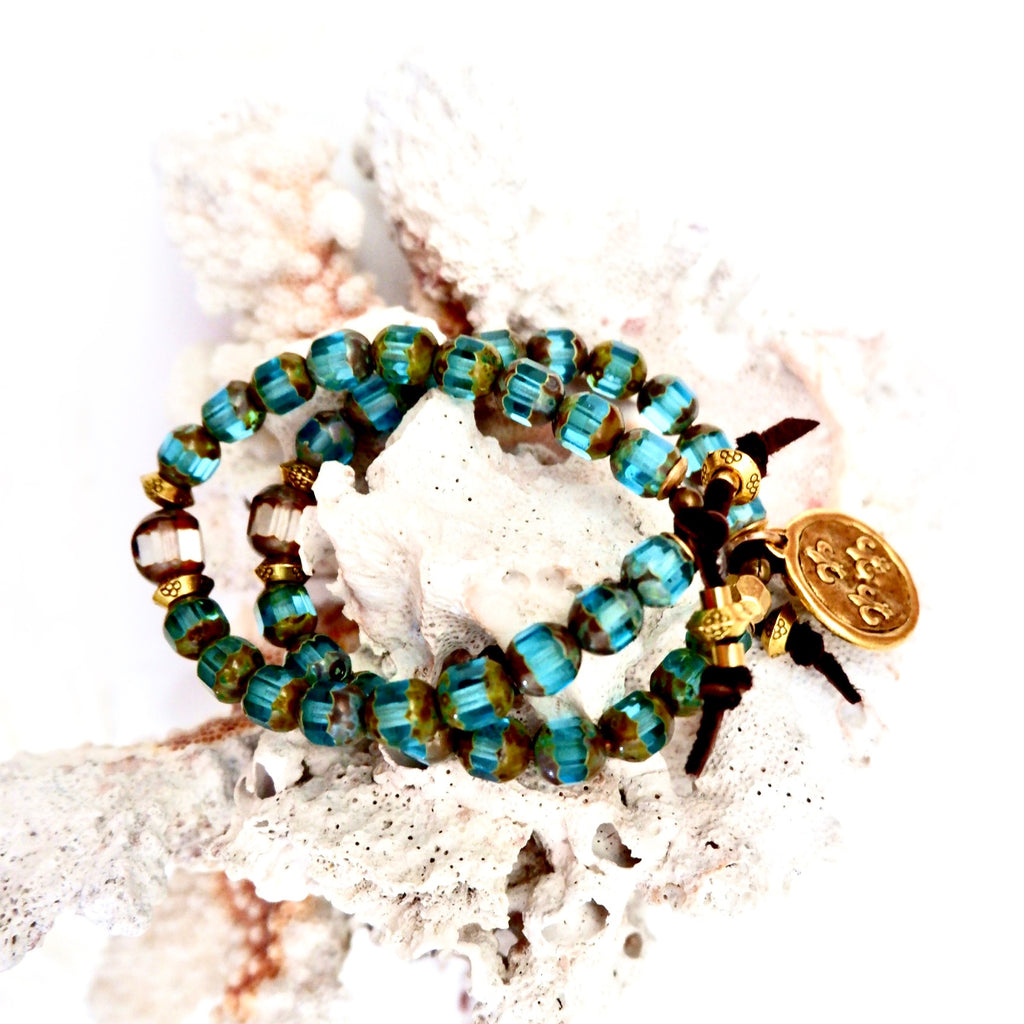 my vintage gem twin set bracelets