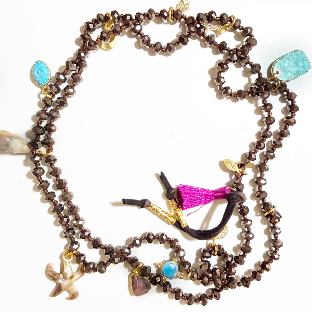 copper crystal dream necklace