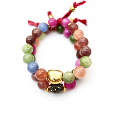 my happy tourmaline twin set bracelets