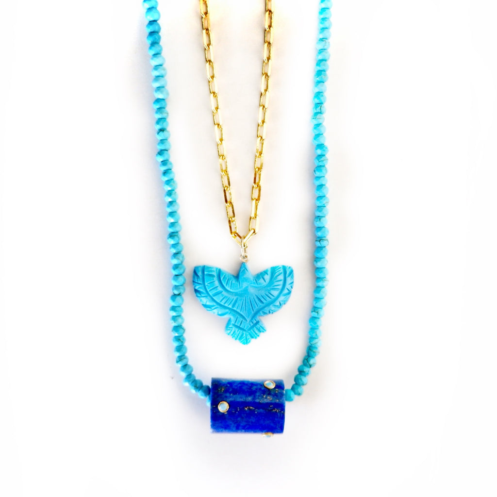 turquoise x Lapis necklace