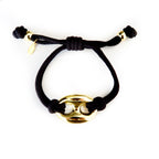 giant bubble mariner cord bracelet