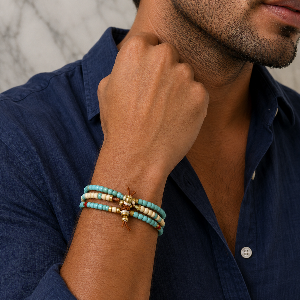 set of two mens bracelets