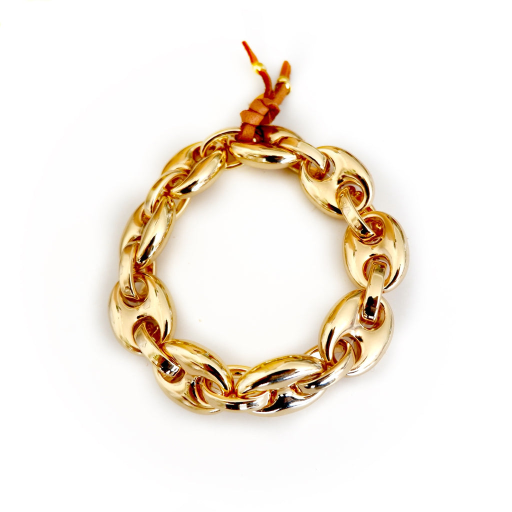 puffy gg link stretch bracelet