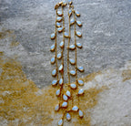 opal drops necklace