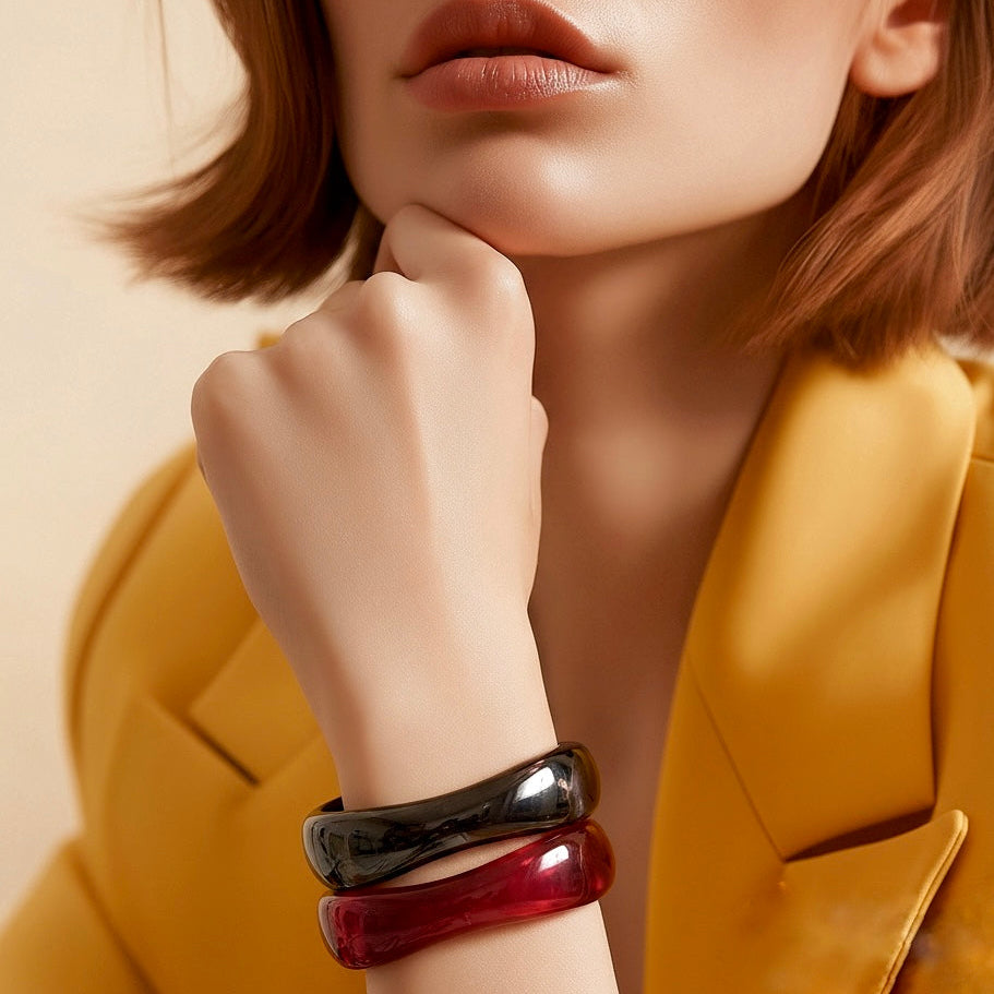 vintage resin bangle bracelets