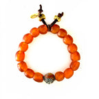 amber glass bracelet