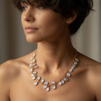 opal drops necklace