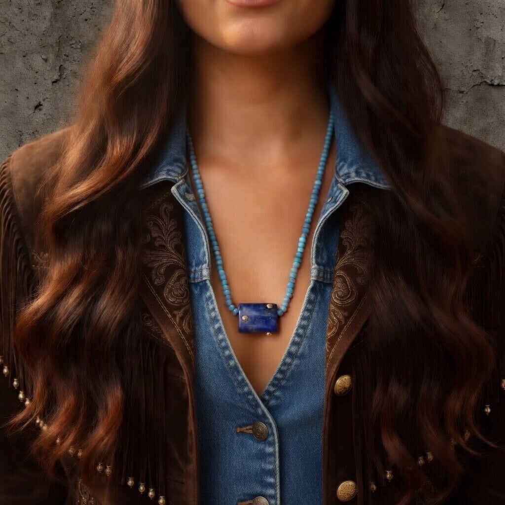 turquoise x Lapis necklace