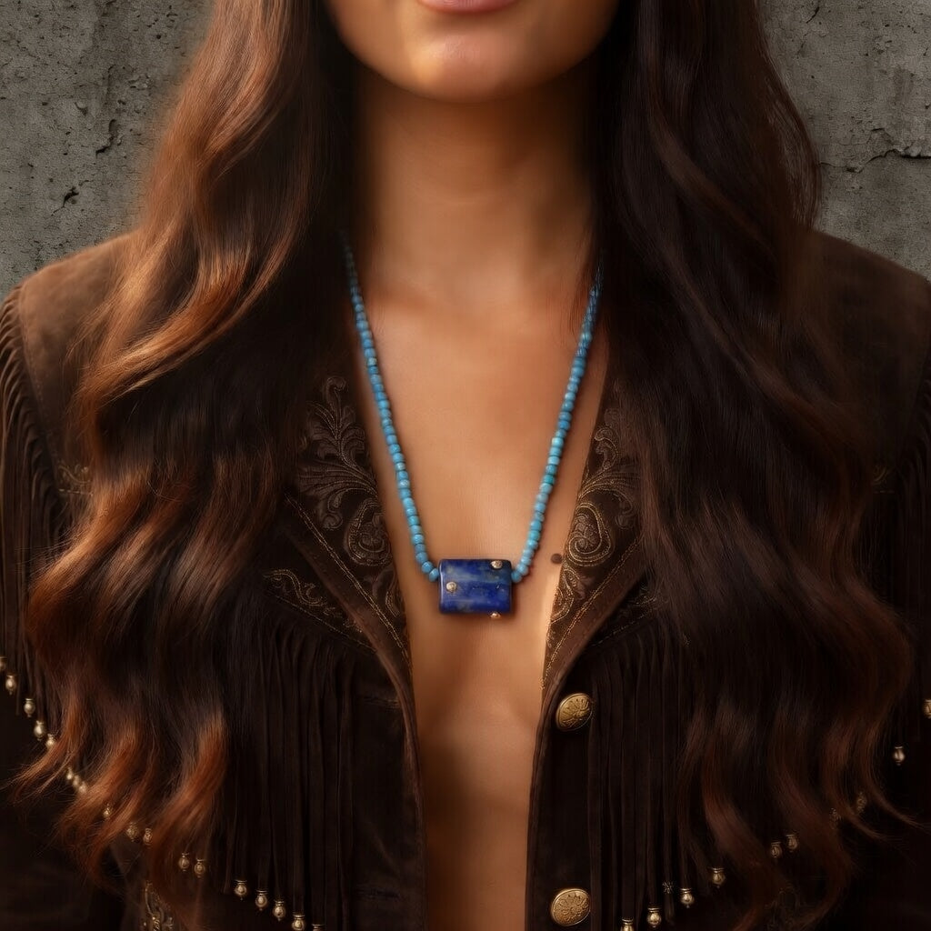 turquoise x Lapis necklace
