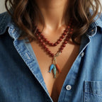 three fish necklace