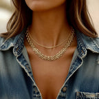 chunky mariner link chain necklace