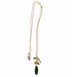 fish n gems x gold cord necklace