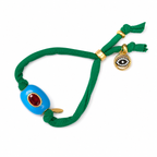 stretchy enamel oval gem bracelet