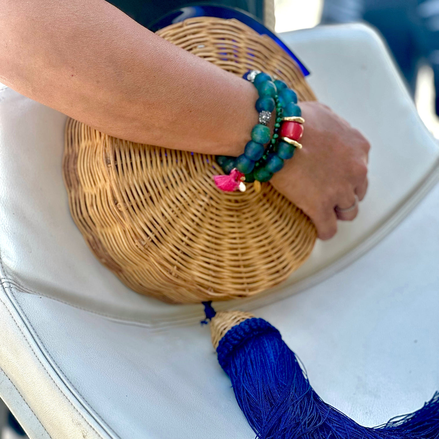 my positano aqua bracelet