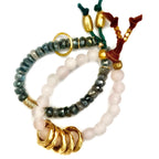 mystic labradorite twin set bracelet