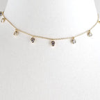 dainty dots necklace
