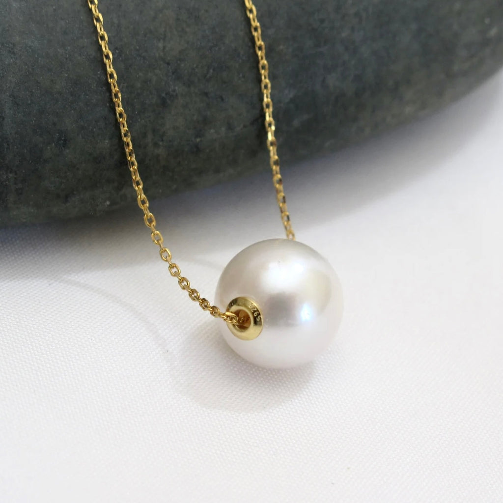 my floater pearl necklace