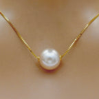 my floater pearl necklace