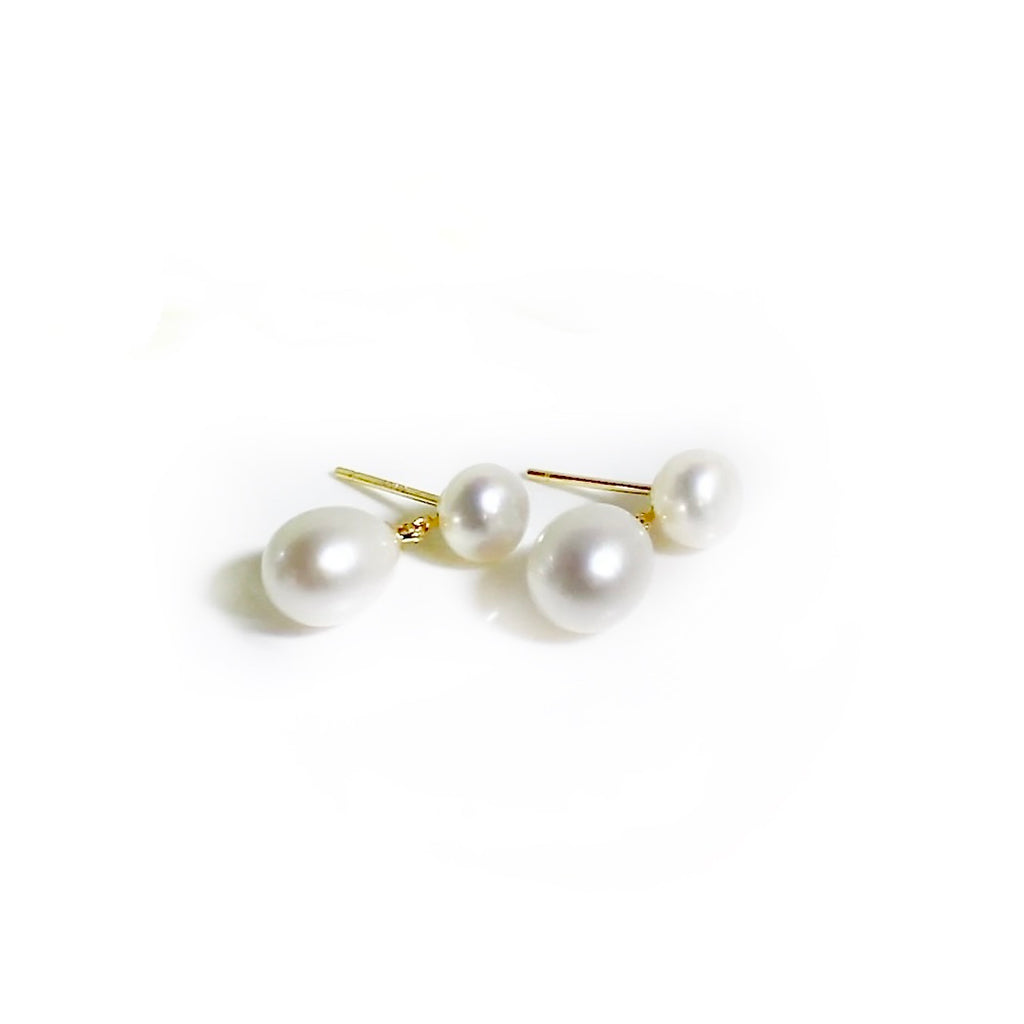 my sweet drop pearl earrings