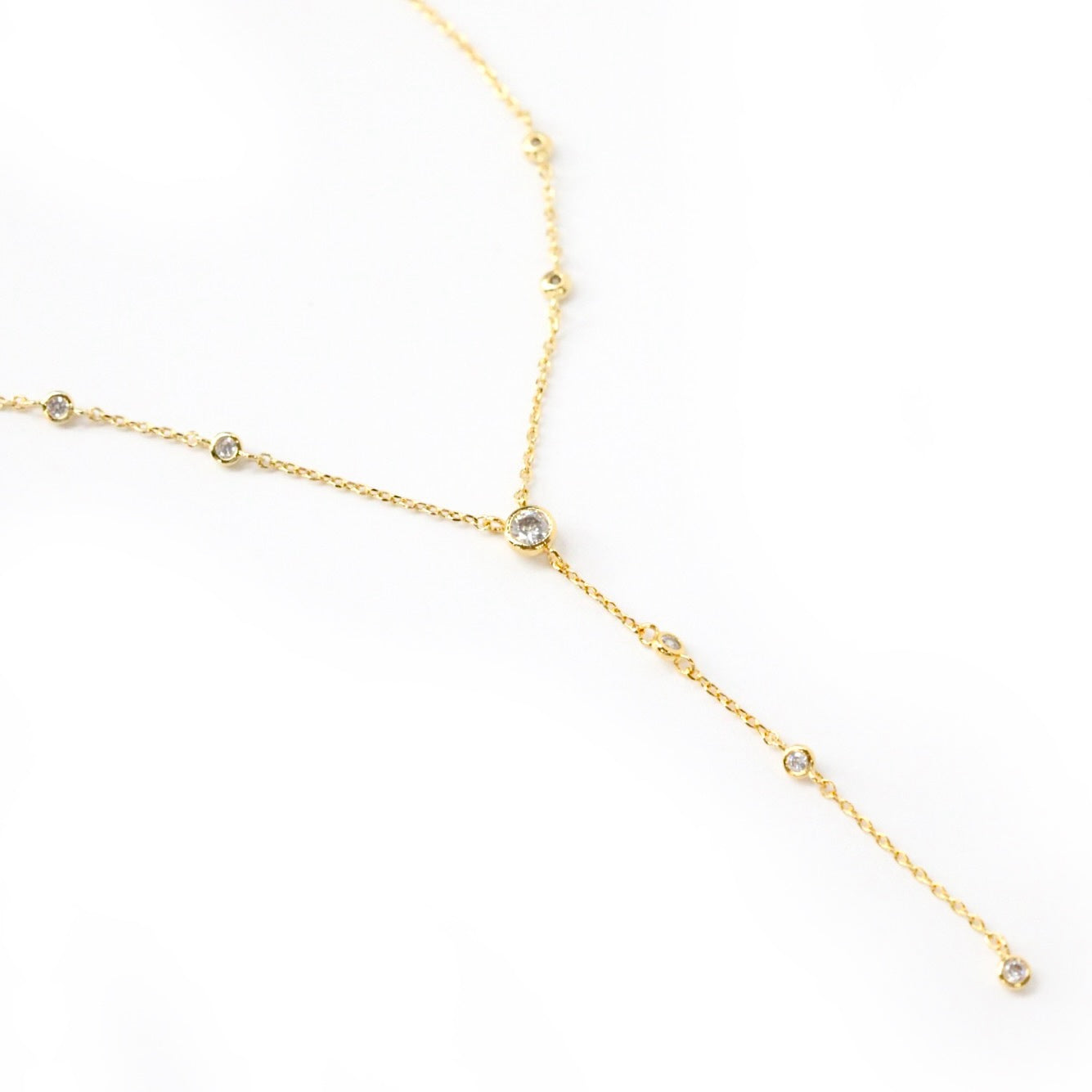 brilliant lariat necklace