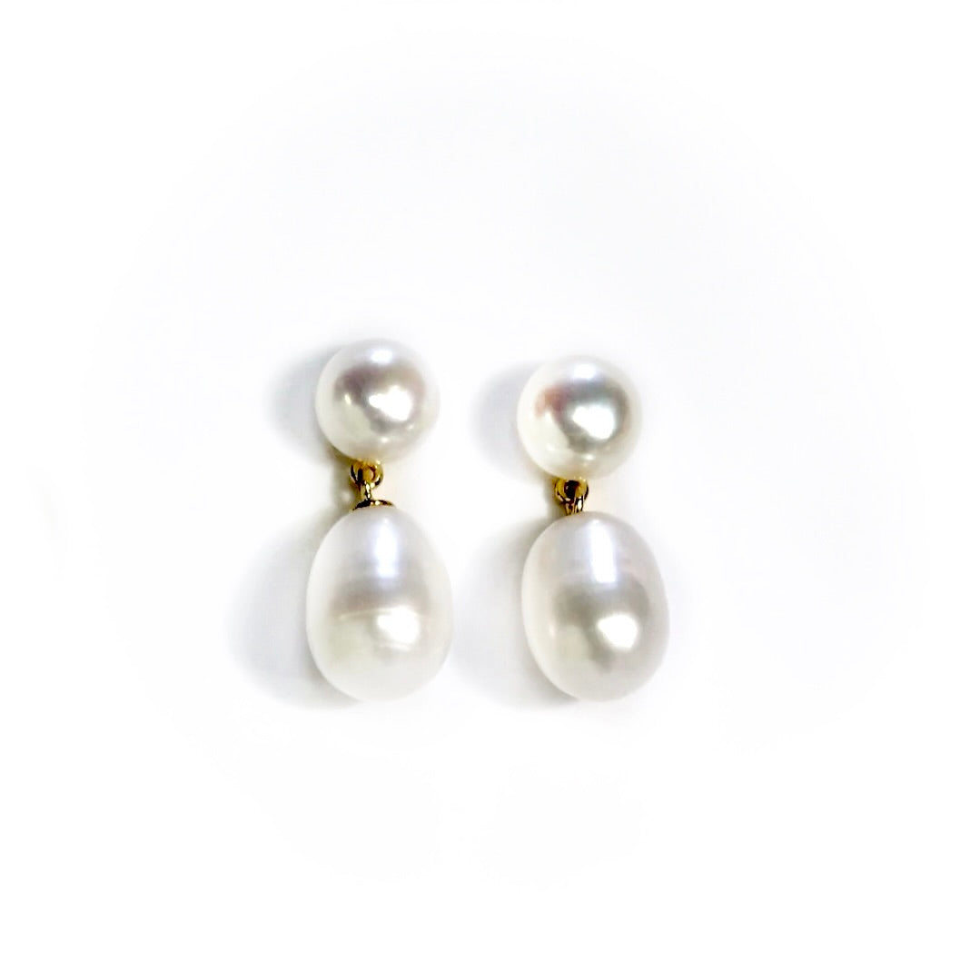 my sweet drop pearl earrings