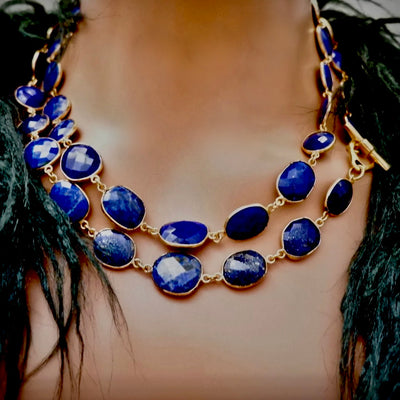 my favorite lapis necklace