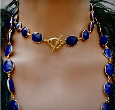 my favorite lapis necklace