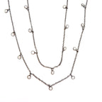 crystal drops necklace