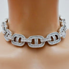 baguette bling choker