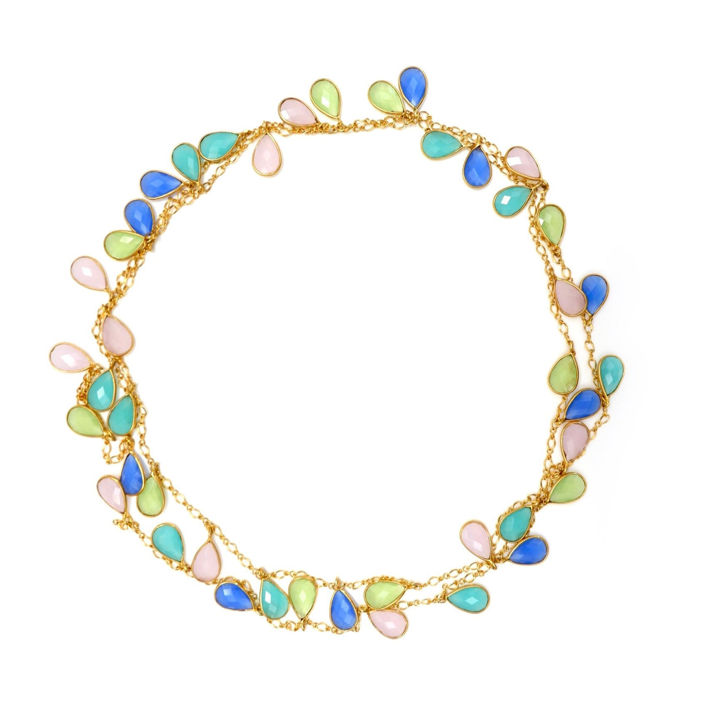 rainbow sweet drops necklace