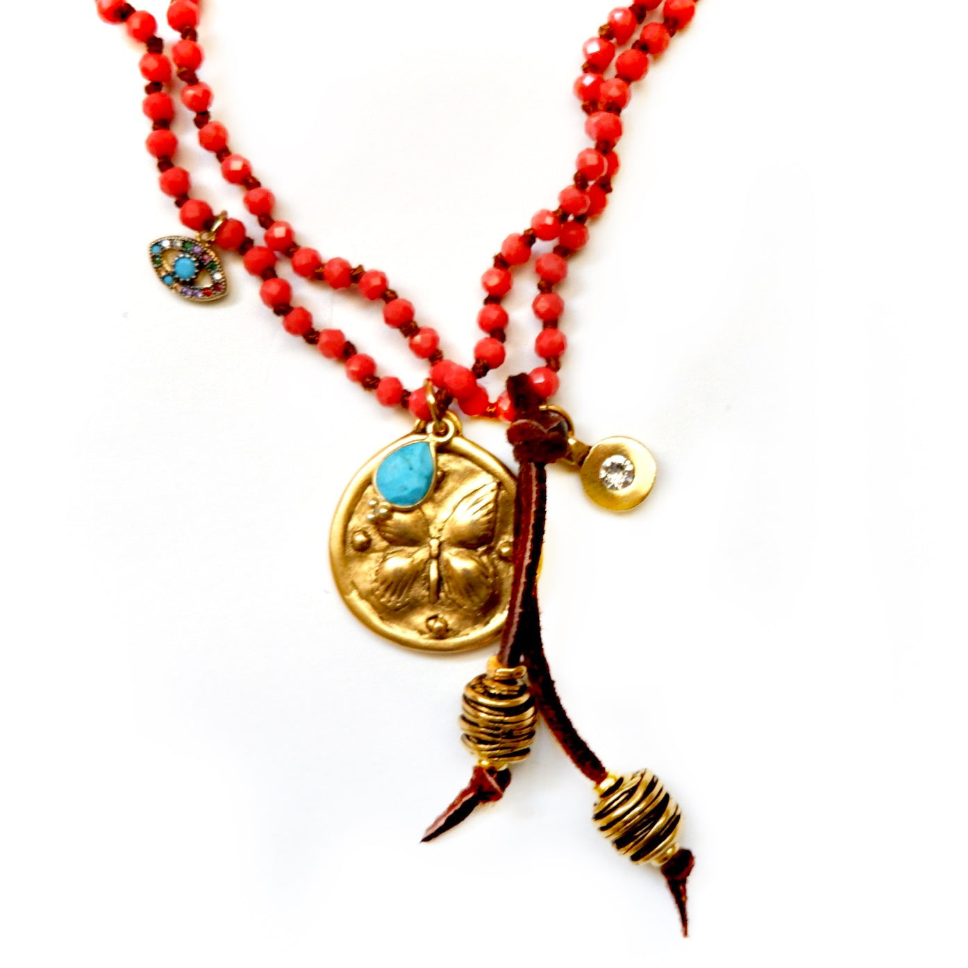 my vintage butterfly necklace