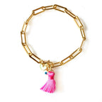 my girlie link chain bracelet