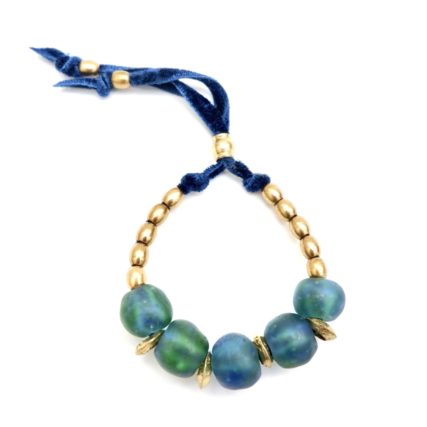 five aqua pebbles bracelet