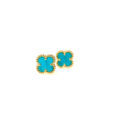 mini clover earrings