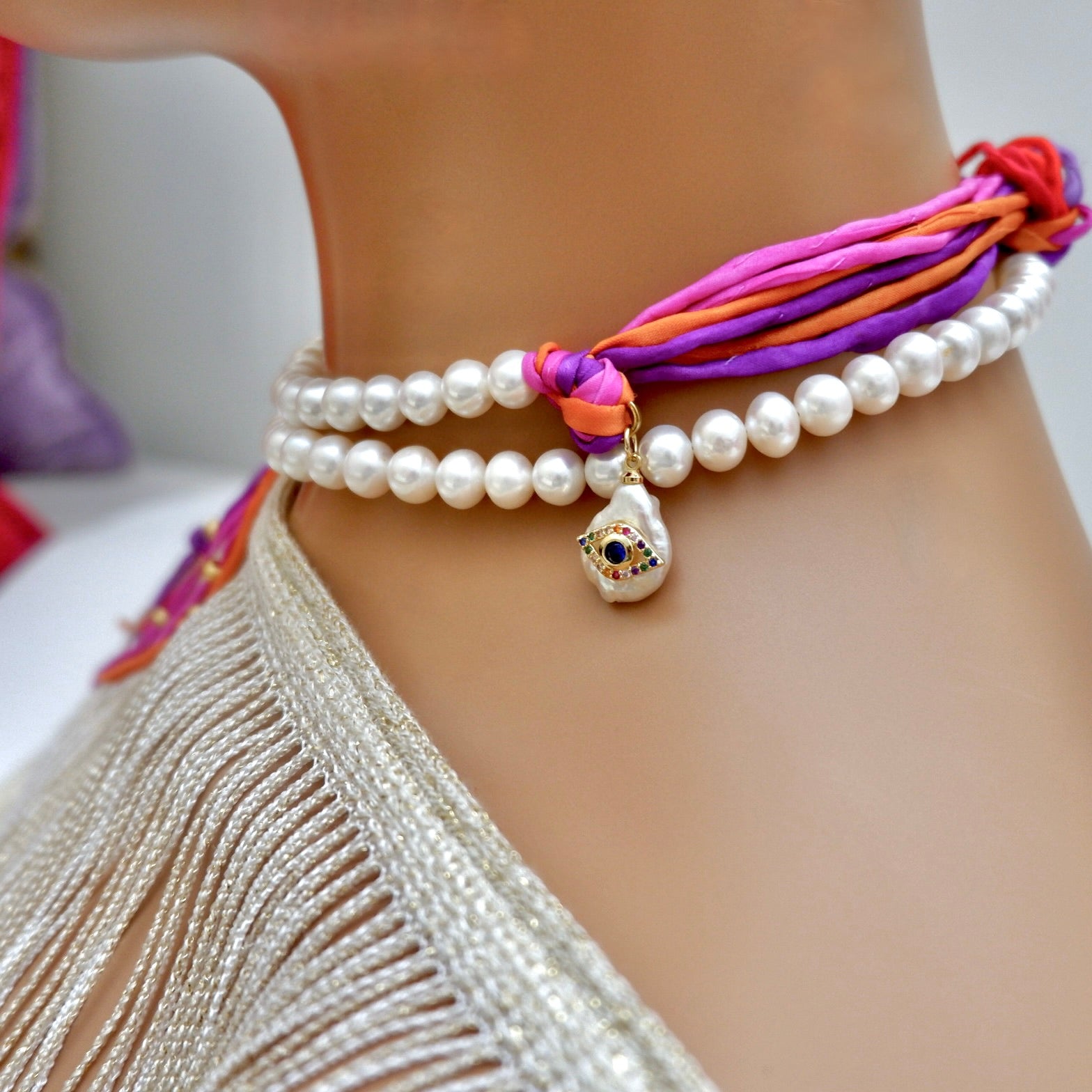 my exotic pearl necklace