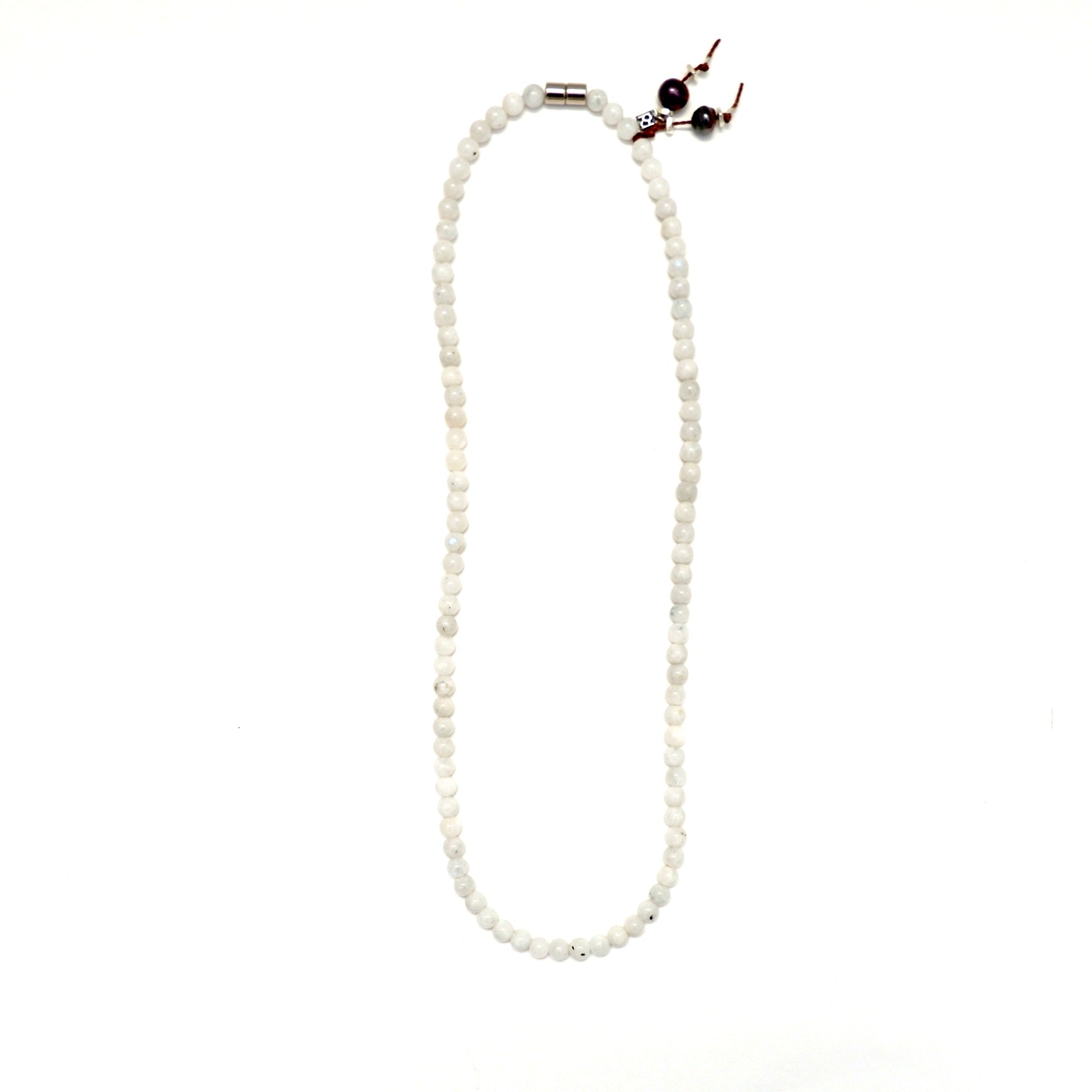 moonstone magnet mens necklace