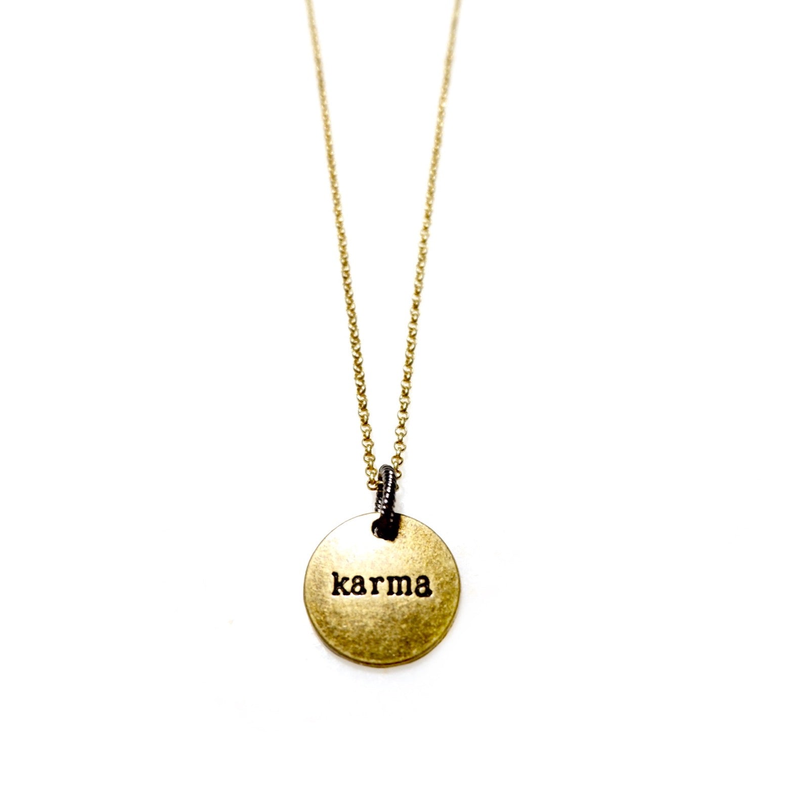 karma mens necklace