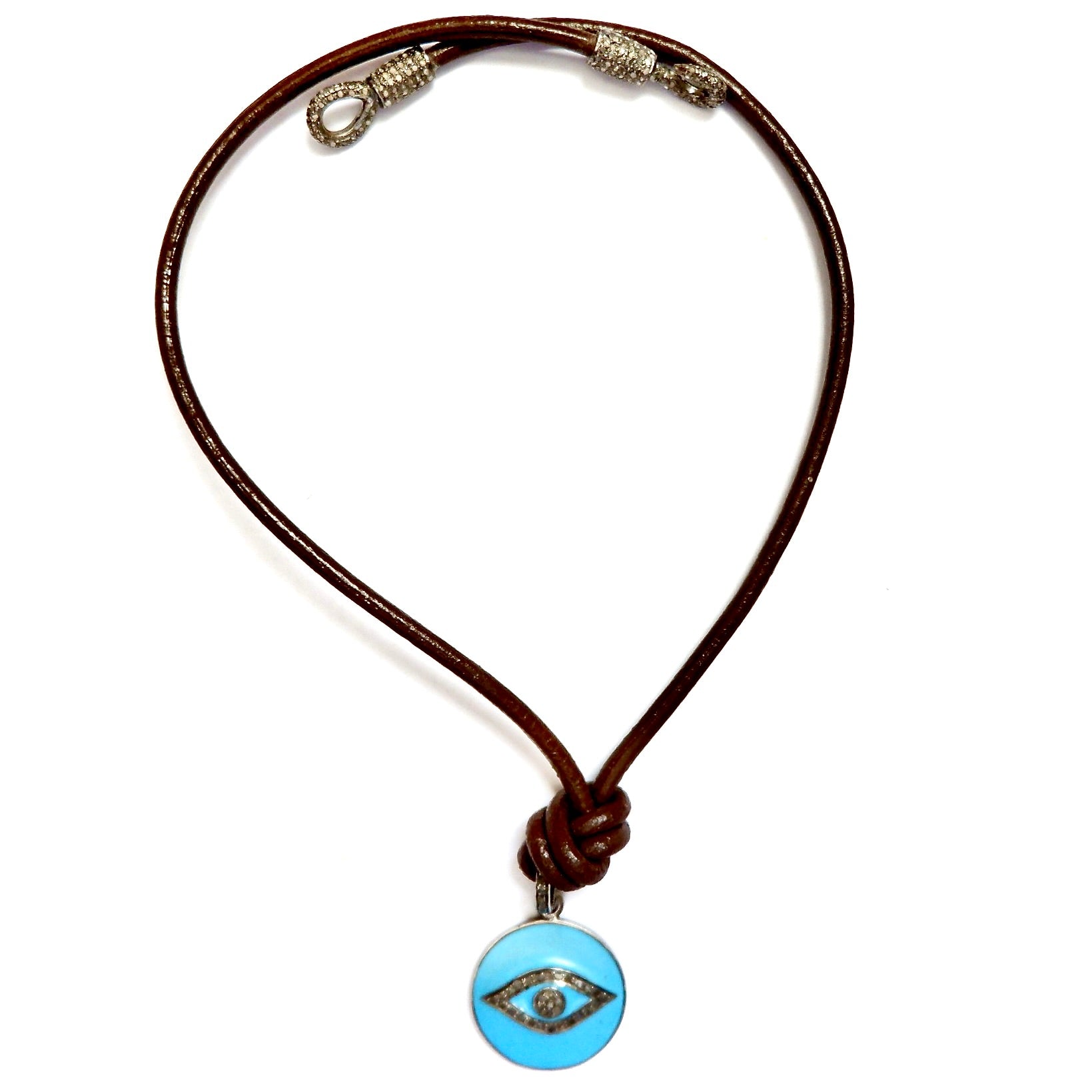 my vintage turquoise eye necklace