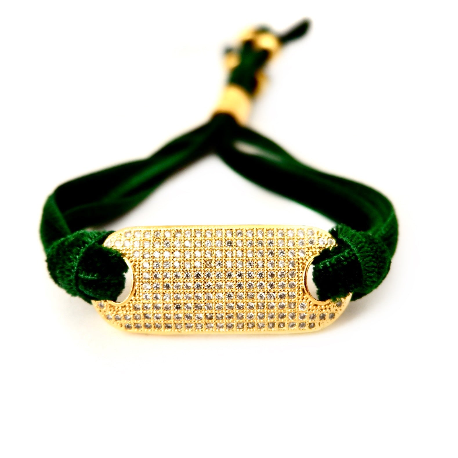 velvet tag bracelet