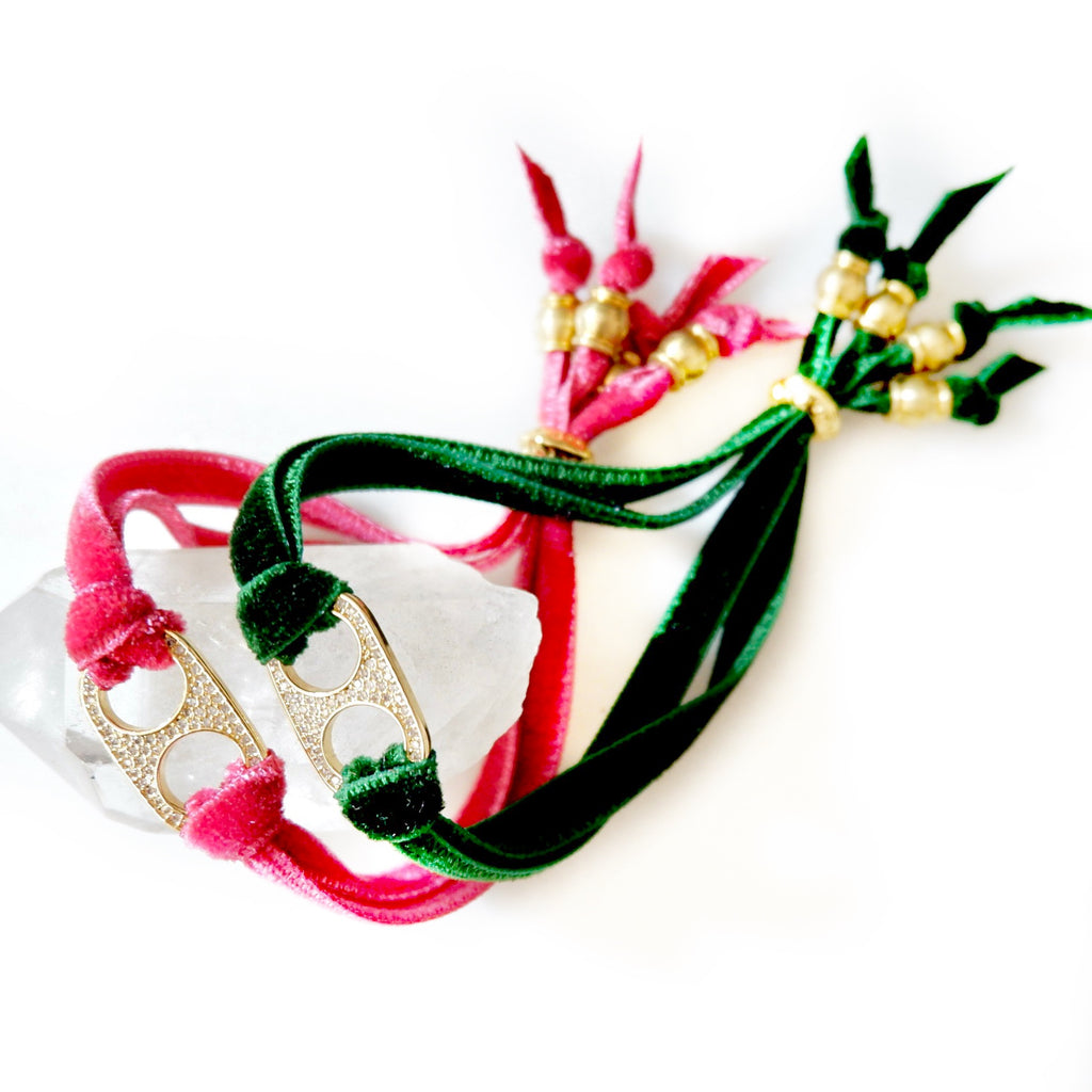 my jewel toned tab bracelet