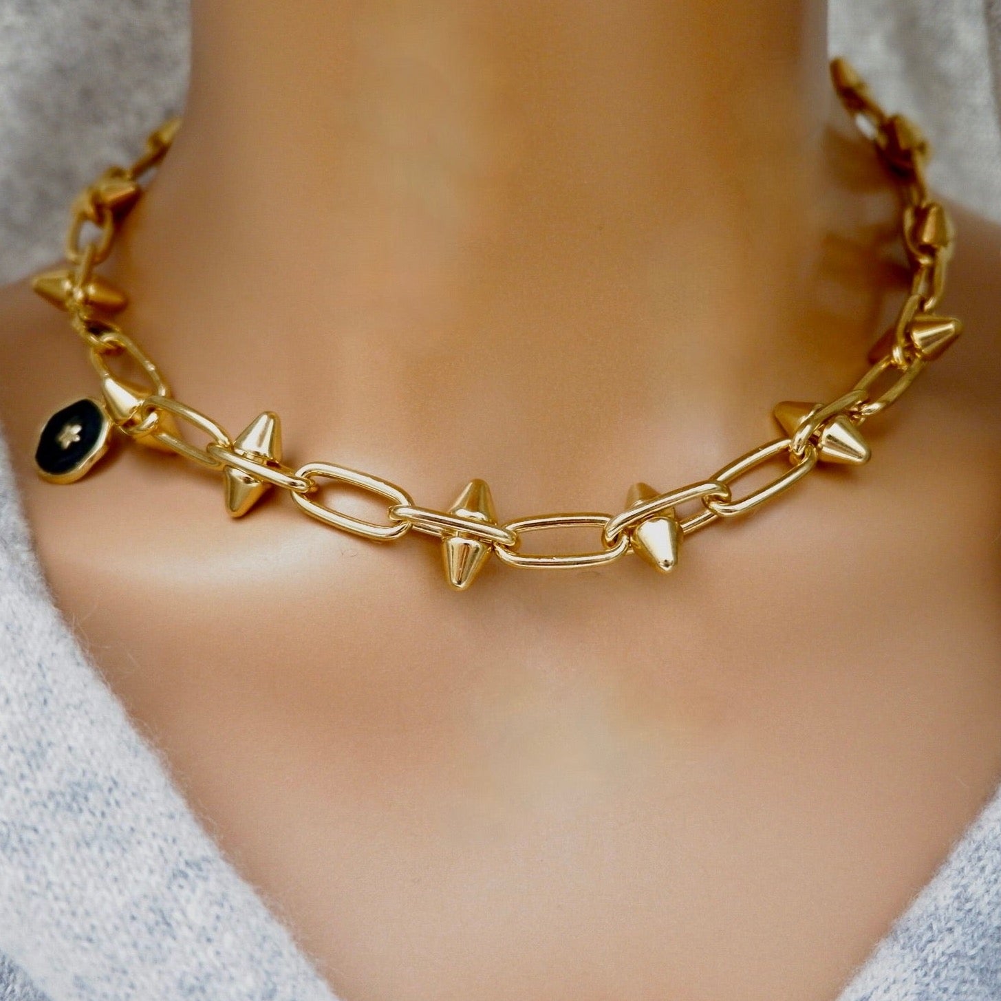 my spikey star necklace