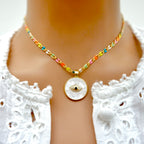 pastel eye candy necklace