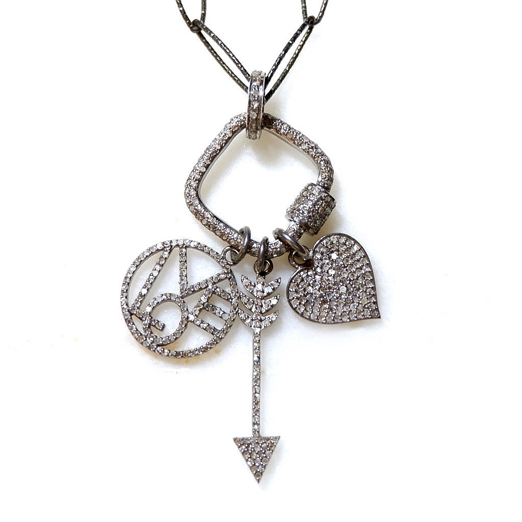 three times love necklace