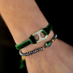 pyrite twin set bracelets